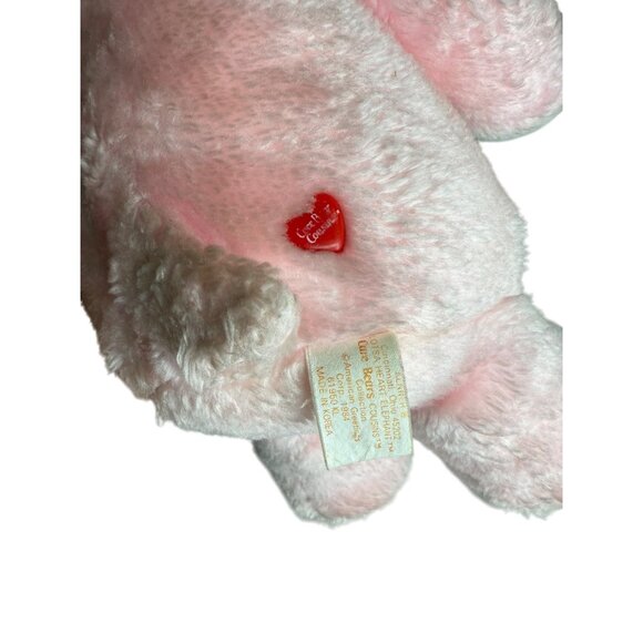 Vintage 1984 13" Lots a Heart Elephant Care Bears Cousins Kenner Plush - Picture 5 of 5